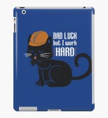 Pech, aber ich arbeite hart iPad-Hülle & Klebefolie