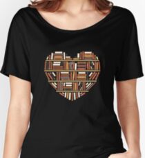 I Herz Bücher Baggyfit T-Shirt