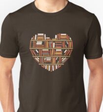 Camiseta unisex I Heart Books