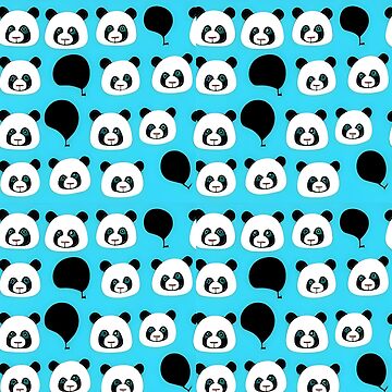 Cute Panda Pattern | Sticker