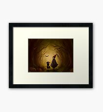 over the garden wall Framed Print