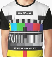 TV No Signal Graphic T-Shirt