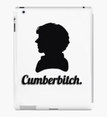 Cumberbitch silhouette design iPad Case/Skin
