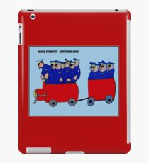 KEYSTONE COPS : Vintage Mack Sennett Movie Cell Print iPad Case/Skin