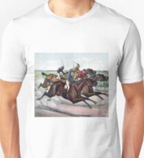 VINTAGE HORSE RACE POSTER Pop Art Unisex T-Shirt