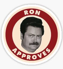 Ron Swanson Parks And Rec Sticker