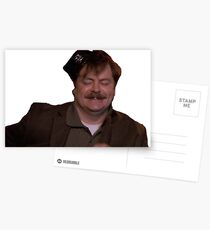 Drunk Ron Swanson Postcards