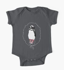 Happy Penguin in Converse One Piece - Short Sleeve