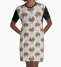 Afrikanerin Portrait T-Shirt Kleid