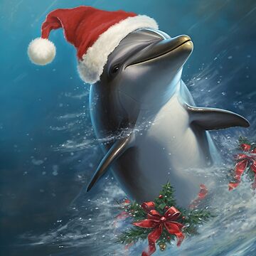 Dolphins Santa Hats 