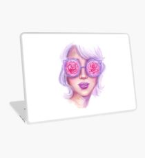 Rose Colored Glasses Laptop Skin