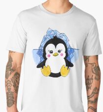Cute Baby Penguin Animal Art Design Men's Premium T-Shirt