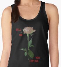 Demi Lovato - Tell Me You Love Me ROSE *Black* Women's Tank Top