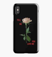 Demi Lovato - Tell Me You Love Me ROSE *Black* iPhone Case