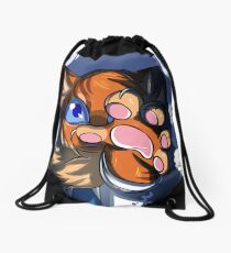 Furry Flametail Dies Drawstring Bag