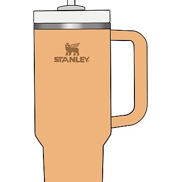 Stanley Cup Orange Sticker for Sale by SuccStickers