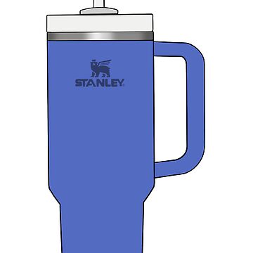 Stanley Cup Blue Sticker for Sale by SuccStickers