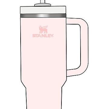 cream stanley cup Sticker for Sale by maggierosegouge