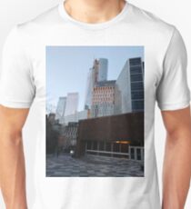 Metropolitan area, New York, Manhattan, Brooklyn, New York City, architecture, street, building, tree, car,   Unisex T-Shirt