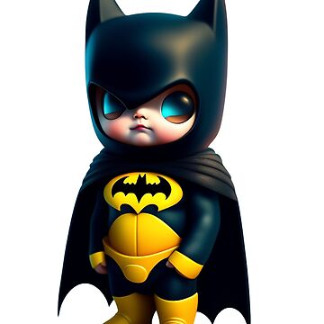 painting of a squonk as batman Sticker by Sweet-Batman
