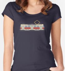 Tram Fitted Scoop T-Shirt