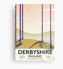 Derbyshire England rail poster Metal Print