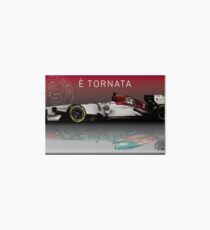 Alfa Romeo Formula 1 Returns Art Board