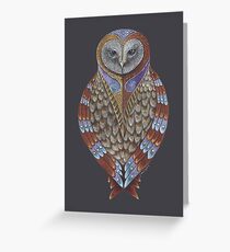 Owl Totem Greeting Card