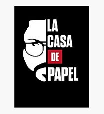 la casa de papel Photographic Print