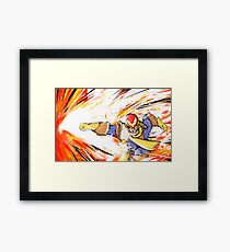 Captain Falcon | Falcon Punch Framed Print