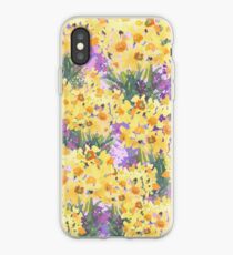 Yellow Daffodil Garden iPhone Case