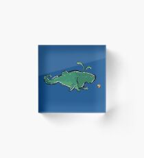 Easter Dunkleosteus Acrylic Block