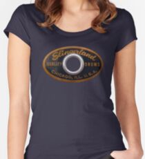 Slingerland Drum Badge Women's Fitted Scoop T-Shirt