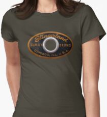 Slingerland Drum Badge Women's Fitted T-Shirt