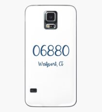 06880 Westport, CT Navy Case/Skin for Samsung Galaxy