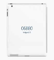 06880 Westport, CT Navy iPad Case/Skin