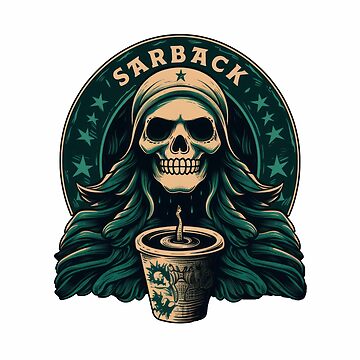 Skeleton Starbucks Vinyl Decal Starbucks Logo Vinyl Sticker