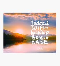 Ease Photographic Print