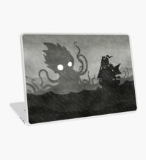 Vinilo para portátil Rainy Ship & Kraken