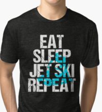 Eat Sleep Jet Ski T-shirt Tri-blend T-Shirt