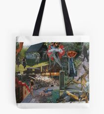 Barbeque Me Knot Tote Bag
