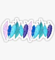 Abstract Leaf Sticker