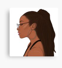 Geek Girl Canvas Print