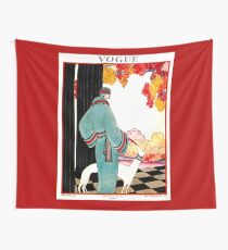 VOGUE : Vintage 1922 Advertising Print Wall Tapestry