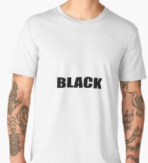 Camiseta premium para hombre Negro