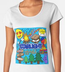 Sternenlicht Premium Rundhals-Shirt