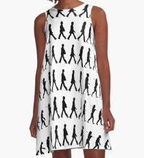 Vestido acampanado La evolución del hombre y Beatle