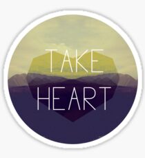 Take Heart Sticker