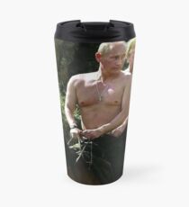 Trump und Putin Reitpferd Meme Thermobecher