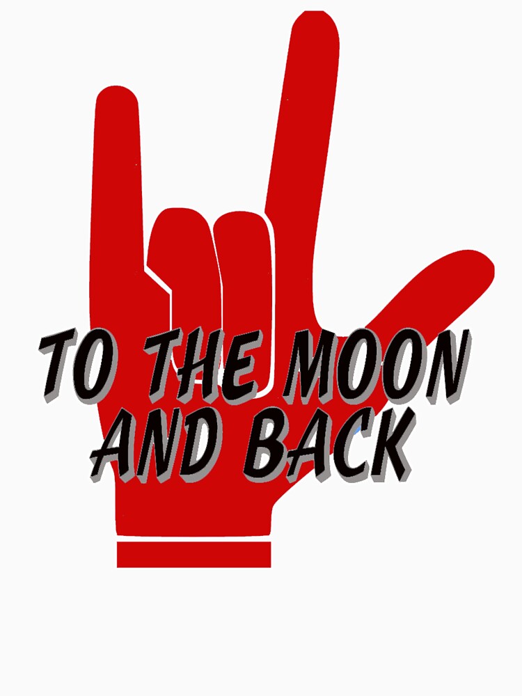 Love You To The Moon and Back Sign Language by Rightbrainwoman